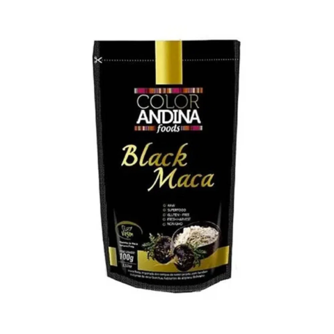 Maca Peruana Preta em pó 100% Pura 100g - Color Andina